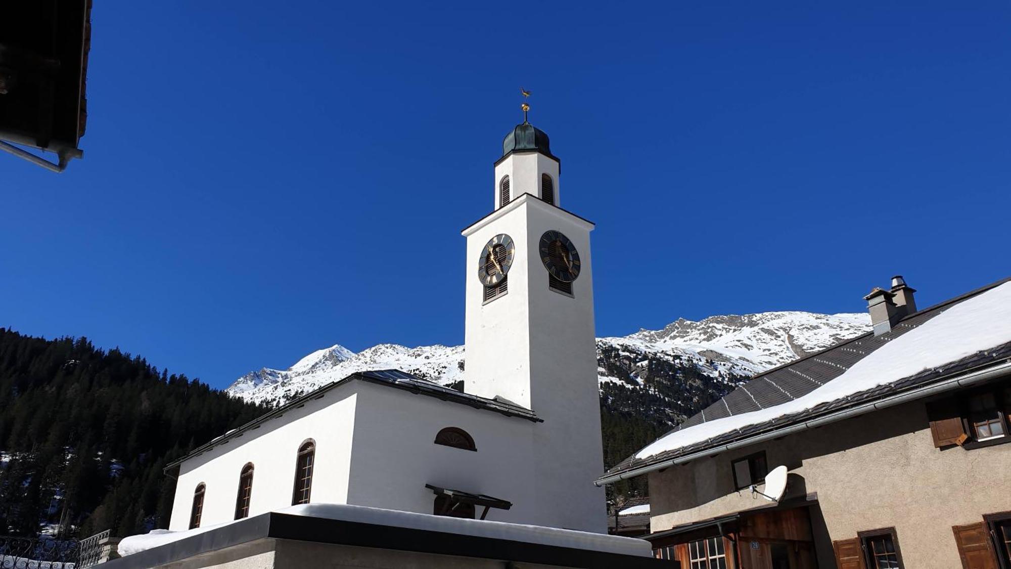 Gasthaus Alpenrose Innerferrera Exterior foto