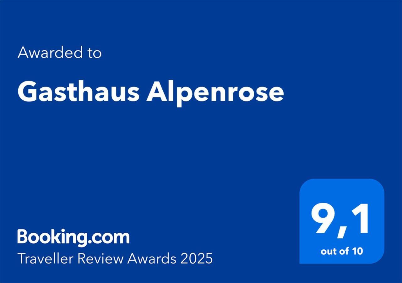 Gasthaus Alpenrose Innerferrera Exterior foto